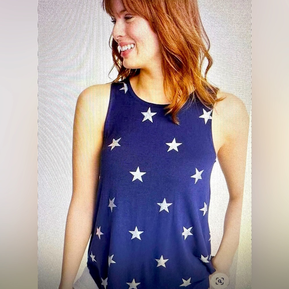 Old Navy Star-Spangled navy tank, size XXL NWT